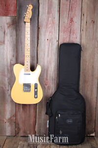 Fender® Road Worn 50s Telecaster Electric Guitar Vintage Blonde Tele w Gig Bag
