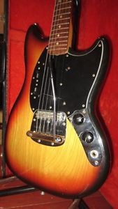 Vintage 1976 Fender Mustang Electric Guitar