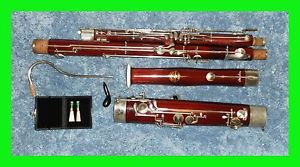 ***Schreiber Bassoon, HIgh D key, All new Pads, New Case. Youtube Demo!****