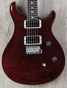 PRS Paul Reed Smith CE 24 Wood Library Quilt Top Guitar, Black Neck