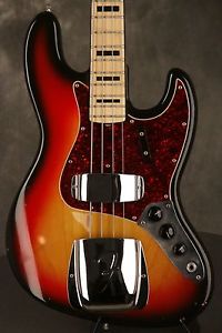 original 1973 Fender JAZZ BASS Sunburst 4-BOLT w/BLACK Block inalys!!!