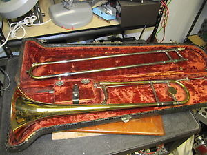 Vintage 1951 King 2B Liberty Trombone In Original Case