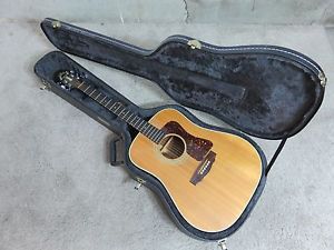 Vintage 1980s Guild D-40 NT Acoustic Guitar With Case Beautiful Sound