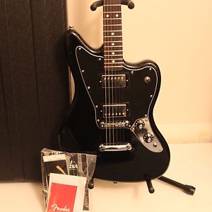 New Fender Blacktop Jaguar HH Guitar w/ Hard Shell Case
