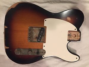 FENDER VINTAGE MEXICO MIM 50s RI ROAD WORN ESQUIRE LOADED BODY NITRO RELIC,TELE
