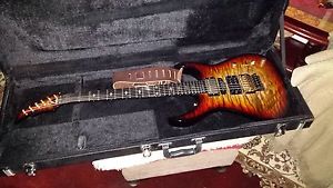 ROMAN ABSTRACT JEM STRAT NECK THROUGH CONSTRUCTION 24 FRET AAAAA MAPLE / ALDER