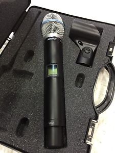 SHURE UR2-J5 578-638 MHz BETA87C  WIRELESS HANDHELD MICROPHONE TRANSMITTER GREAT