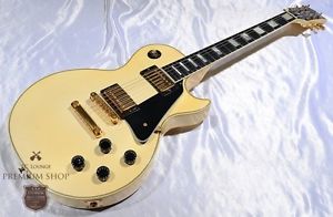 Gibson 1984 Les Paul Custom Parl White Used Guitar Free Shipping #g2150