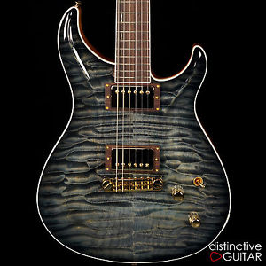 NEW ROGER GIFFIN STANDARD DOUBLECUT QUILTED MAPLE TOP MIDNIGHT SAPPHIRE FINISH