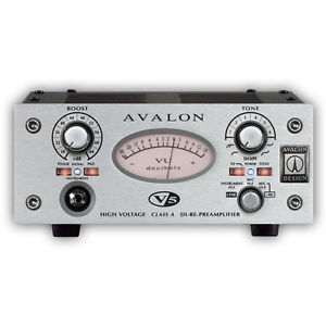 Avalon Design V5 Class-A DI RE-Mic Preamplifier, Silver NEW