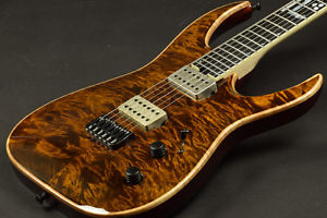 Jackson Misha Mansoor Juggernaunt Bulb HT6 Amber Tiger Eye guitar, m1298