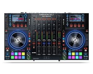 Denon DJ MCX8000 4-Deck Serato DJ Digital DJ Controller with 2 High-Res Screens