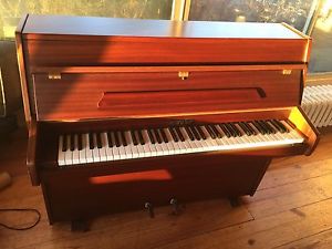 High Quality Modern Mahogany Small Smallest British Zender Upright Piano