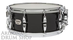 Yamaha Absolute Hybrid Maple 14x6 Snare Drum Solid Black (AMS1460SOB) In Stock!