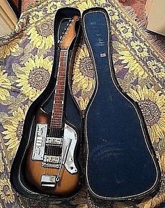 TEISCO EARLY 60`s SET NECK SS2L SD2L GOLD FOIL GUITAR 100% OSC MIJ JAPAN COODER
