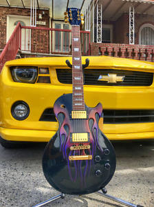 Gibson Les Paul Guitar Carved Flames Custom Shop Limited Run Made In USA