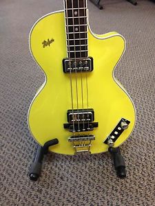 Hofner club bass made in Germany very rare  custom shop gold series one off