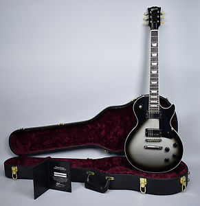 2008 Gibson Les Paul Standard Custom Shop Silverburst Class 5 Guitar w/OHSC