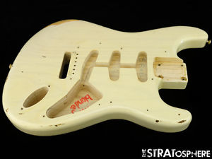 Fender USA Custom Shop '56 Heavy Relic Stratocaster BODY Guitar Vintage Blonde
