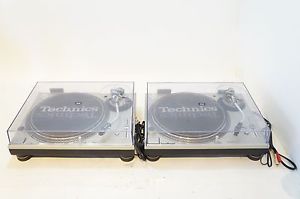 Technics SL-1200 mk3D Silver PAIR DJ Turntable SL-1200MK3D Worldwide Shipment