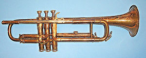 1955 Pre-K Modified Henri Selmer Paris Model, 25 Large Bore TRUMPET Depose