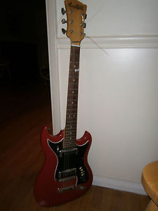 VINTAGE 1967 RED ORIGINAL FIRST RUN HAGSTROM ELECTRIC GUITAR RARE L@@K NO RESRVE