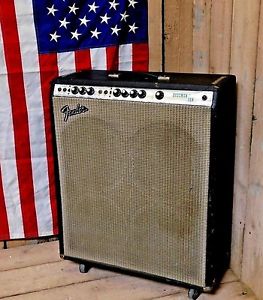 Vintage 1976 Fender Bassman Ten 50-Watt 4x10 Silverface Guitar Amp
