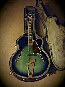 D'Angelico EXL 1 XL 1 Hollowbody Archtop Electric Guitar NEW w Case Blue Burst