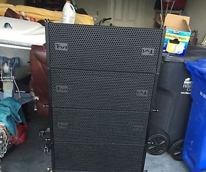 4 TVI Audio Line Array Speakers