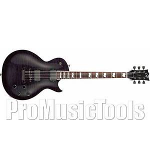 ESP Eclipse-II QM EMG STBK - See Thru Black * NEW * final stock! stblk i ctm usa