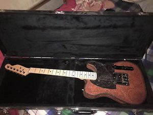 Telecaster Body American made neck Peter Florance Tele Pickups All Leather Wrap