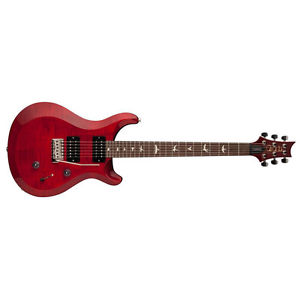 PRS Paul Reed Smith S2 Custom 24 Guitar, Scarlet Red, Rosewood Board +Picks