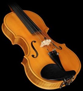 1984 Mancuso Handmade Violin w/ Ebony Fretboard, Tailpiece, Tuners & Chin Rest