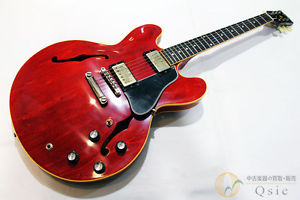 Gibson Custom Shop 61 ES-335 V.O.S Wipe Stained Cherry Used  w/ Hard case
