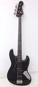 2012 FENDER JAPAN AERODYNE JAZZ BASS AJB BLACK MATCHING HEAD GB 3.8kg NICE!!