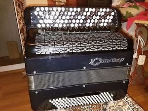 Professional Concert Button Accordion Bayan Jupiter Custom Made One Of The Kind