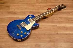 NEW BLITZ by ARIA BLP-450 SBL(See-through Blue) guitar From JAPAN/456