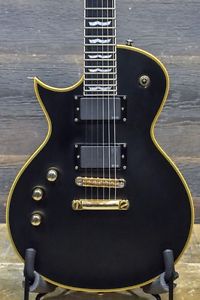 ESP/LTD EC-1000 VB EMG Active Pickups Vintage Black El. Guitar w/Case #W10060088