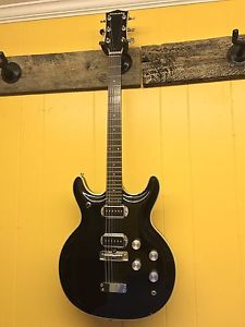 1975 Acoustic Black Widow Electric Guitar W/ Original Hardshell Case