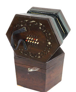 Rock Chidley Bass Concertina - with provenance - very rare