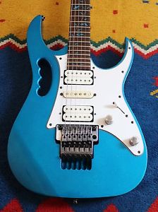 Ibanez JEM 7 VSBL Sparkle Blue, 2002, Gitarre, Guitar, signed
