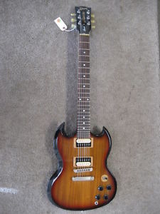 USED 2015 GIBSON SG SPECIAL, FIREBURST FINISH, WITH ORIGINAL HARD CASE