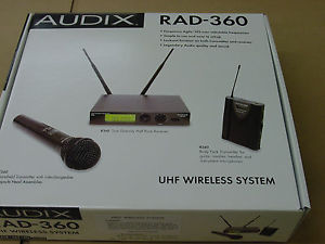 BRAND NEW AUDIX W3-OM3B RAD360 UHF WIRELESS MICROPHONE SYSTEM