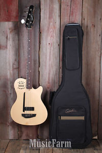 Godin A4 Ultra SA Fretted Semi Acoustic 4 String Bass Guitar Natural w Gig Bag