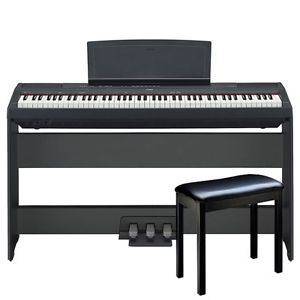 Yamaha P115B Digital Piano Premium Package - Black