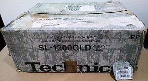 used gold TECHNICS SL-1200 GLD dj vinyl turntable MINT LIMITED EDITION in box