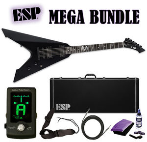 ESP LTD James Hetfield Vulture Black Satin BLKS *NEW* Guitar + FREE MEGA BUNDLE!