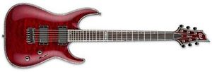 ESP Ltd H-1000QM Electric Guitar, See Thru Black Cherry FREE CASE