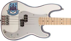 Fender Steve Harris Signature Precision Bass Electric Bass Guitar  Olympic White