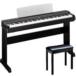 Yamaha P255B Digital Piano Package - Black